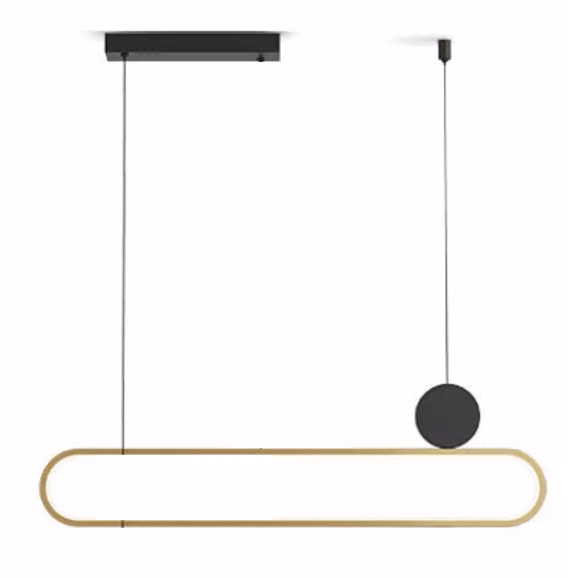 Elyptica - Lampada a sospensione moderna a LED per sala da pranzo 100 cm