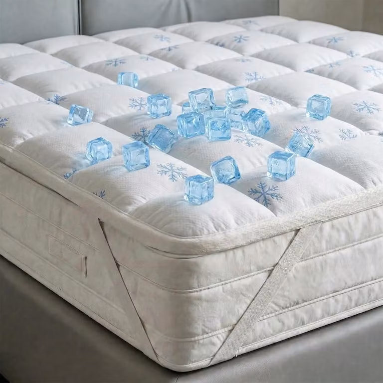 Coprimaterasso – Doppio strato con elastici – 160x195 cm