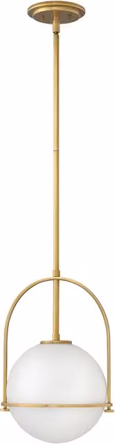 Sospensione Industrial Nordica Somerset Acciaio Ottone Antico 1 Luce E27