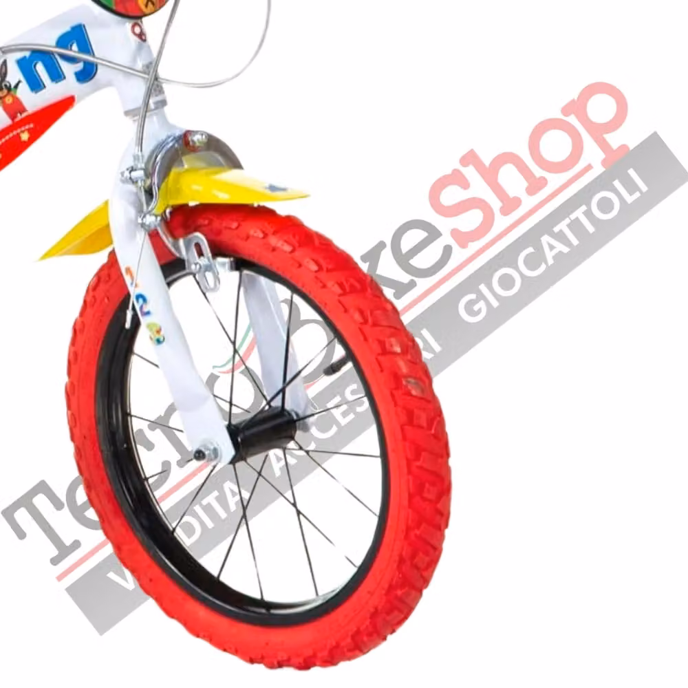 Bicicletta per bambini Dino Bikes New Bing 14 pollici multicolore in metallo – 2