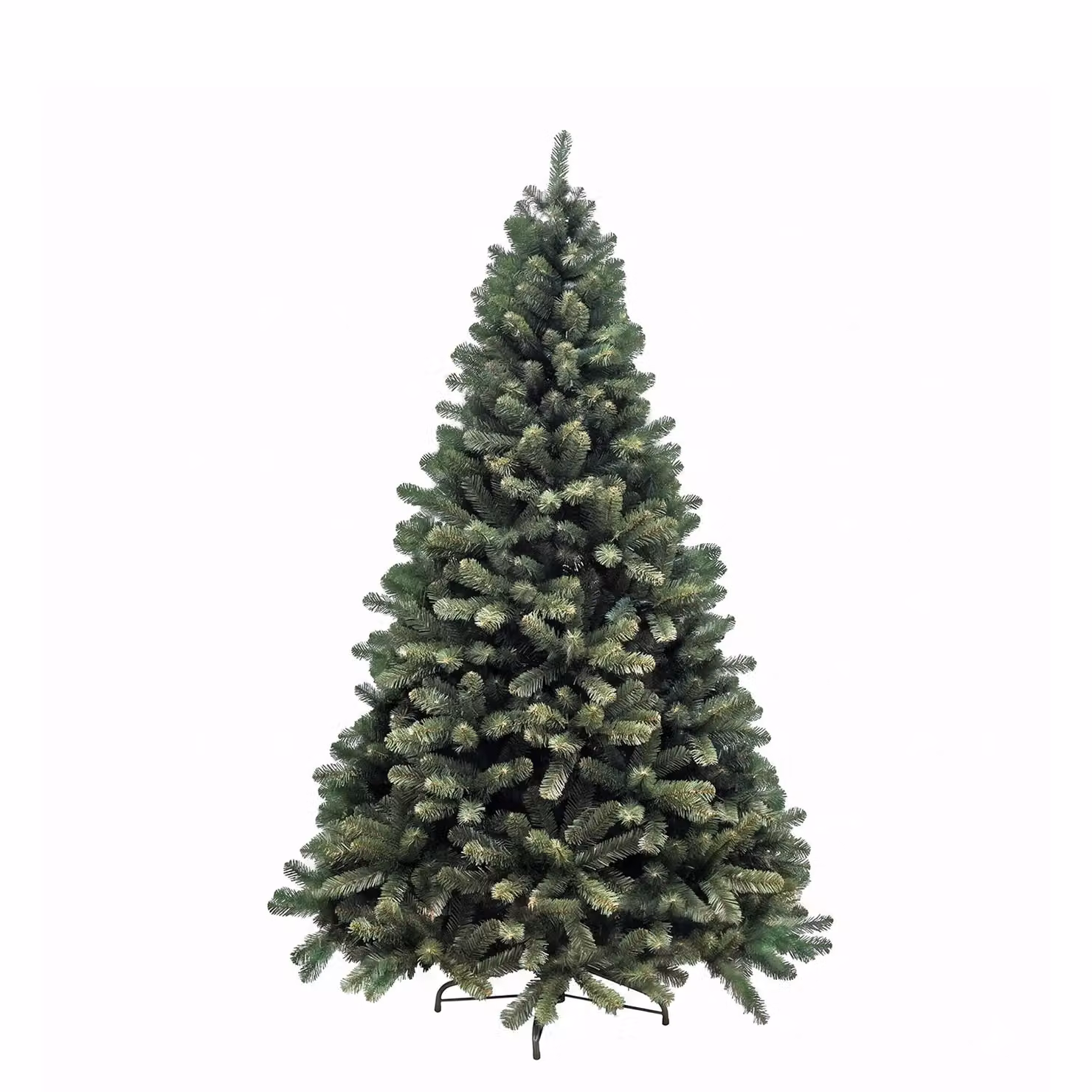 Albero di Natale Artificiale VESTIAMO CASA Gran Natale Alta Badia Verde, H 150 cm, Diametro alla base: 97 cm – 1