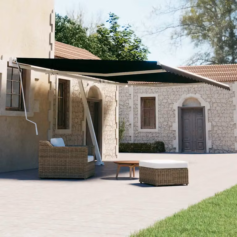 vidaXL Tenda da Sole Autoportante Manuale 600x300 cm Antracite