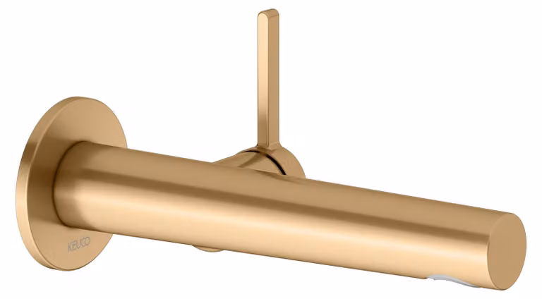 KEUCO EDITION 400 Mitigeur monocommandé pour lavabo, encastré pour montage mural, saillie 197mm, 51516251101, 51516251101