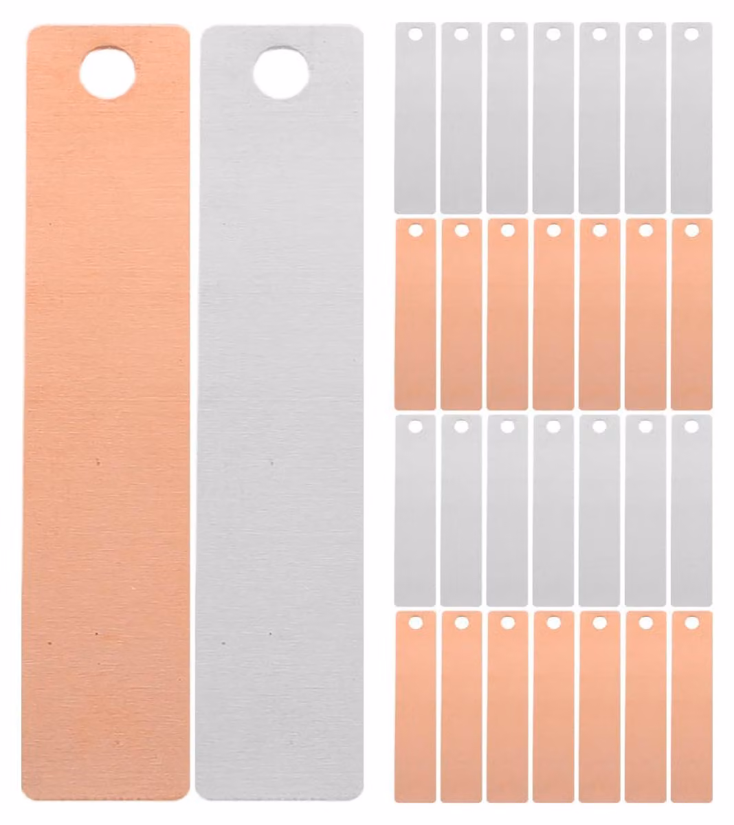 Set di elettrodi in rame e zinco, 30 paia, dimensioni 4x0,9x0,2 cm, riutilizzabili