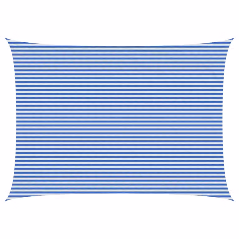 Telo Ombra Rettangolare vidaXL in HDPE Blu e Bianco 5 x 8 m