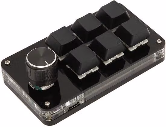 Tastiera USB Mini - Tastiera Gaming - Programmabile - Compacta - Illuminazione RGB - Ideale per il Gioco - Tastiera Mini