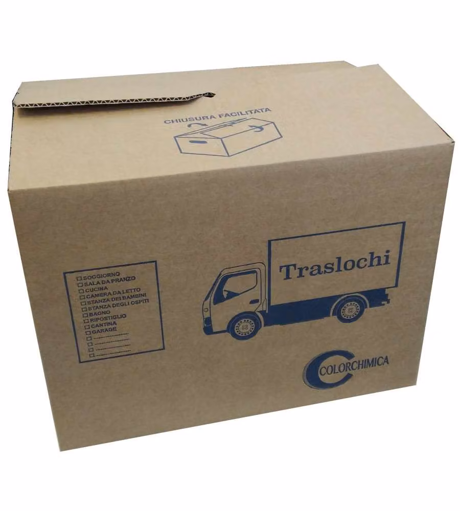 Colorchimica Scatola per Traslochi - Cartone Avana - 40x30x30 cm