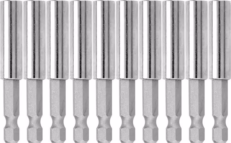 10 pezzi 60 mm magnetico a sgancio rapido 1/4 di pollice esagonale cacciavite porta trapano barra di estensione