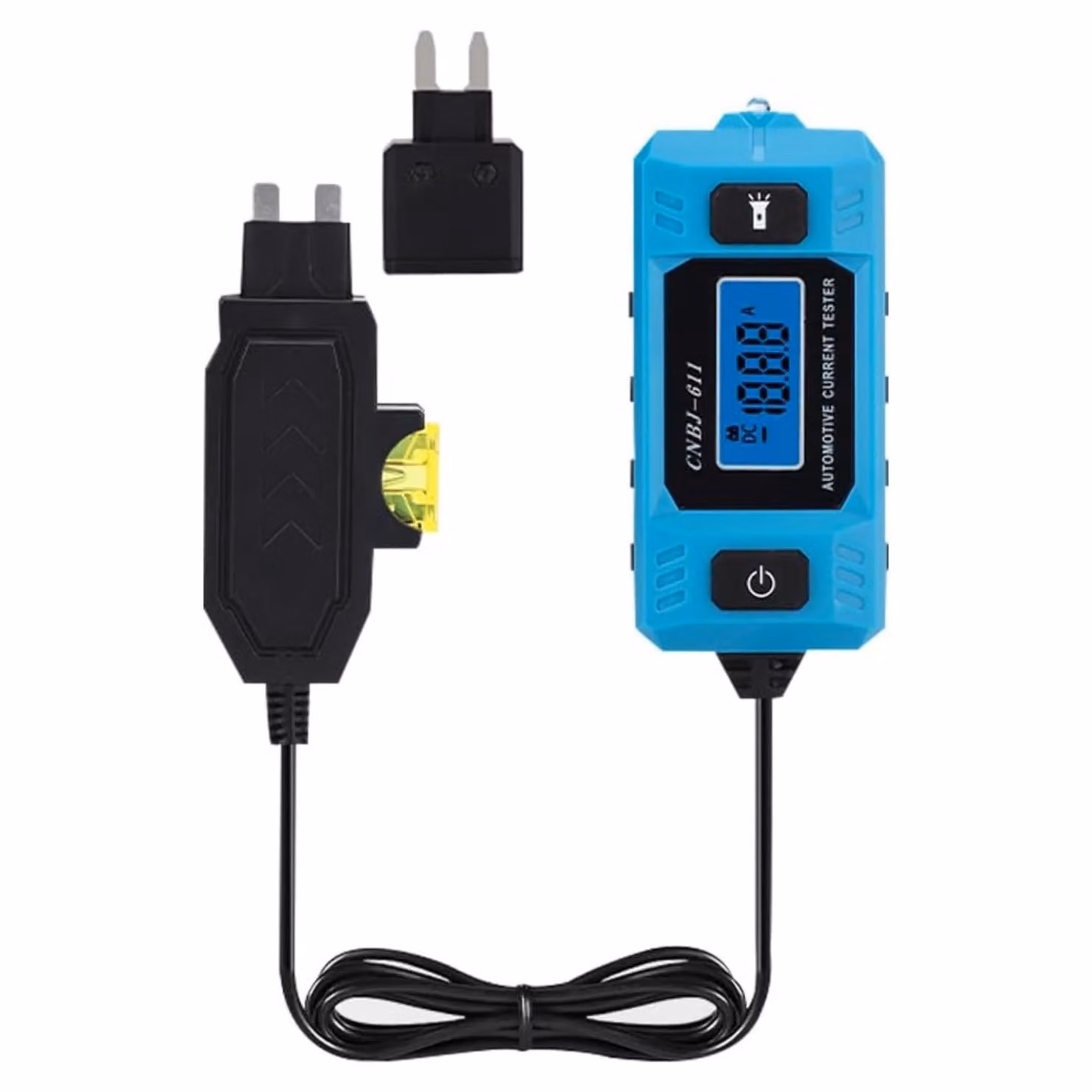 Tester automatico per guasti nei circuiti elettrici con schermo LCD, tester di tensione per auto con luce di lavoro - CIRPROBE