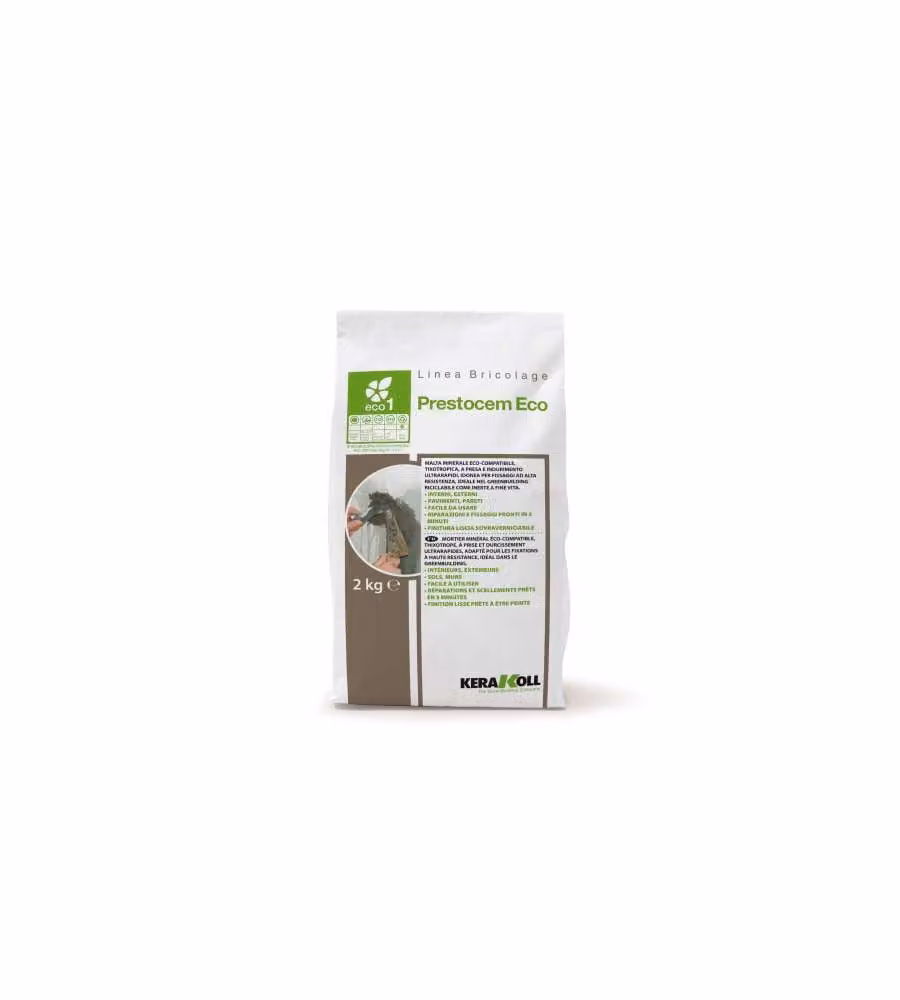 Kerakoll Malta Eco Prestocem 2kg - Fissaggio ad Alta Resistenza - Tixotropica