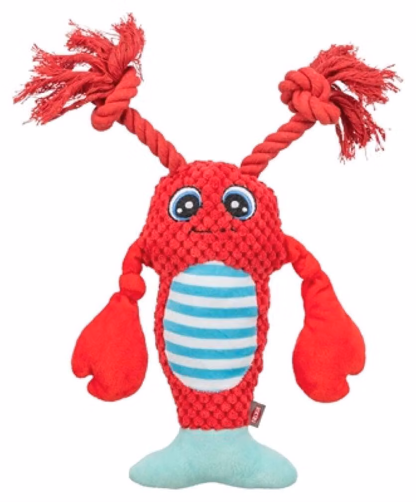 Peluche per cani Trixie Aragosta rossa 34 cm in poliestere