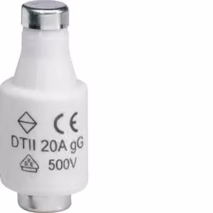 Fusibile DII E27 20 A 500 V gG con indicatore di funzionamento
