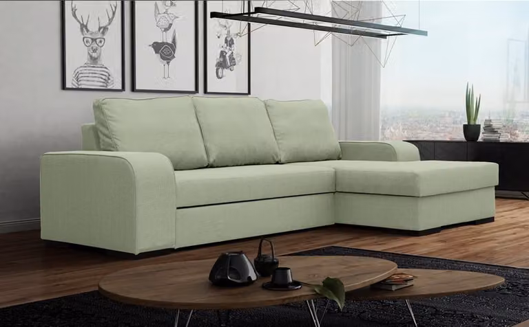 Schlafsofa Eck Sofa Couch Bettfunktion Polster Eck Garnitur Schlaffunktion