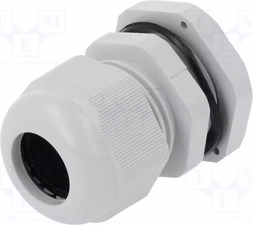 5 connettori per cavi, grado di protezione IP67, colore grigio, modello D.3074, materiale: [specificare il materiale]