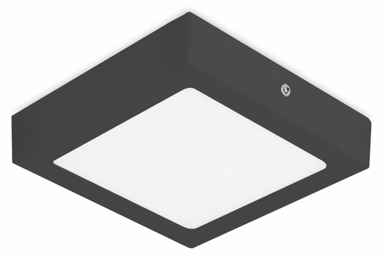 Forlight - Plafona da incasso Easy CCT Square Surface 300x300 in alluminio, polistirene nero, OPAL
