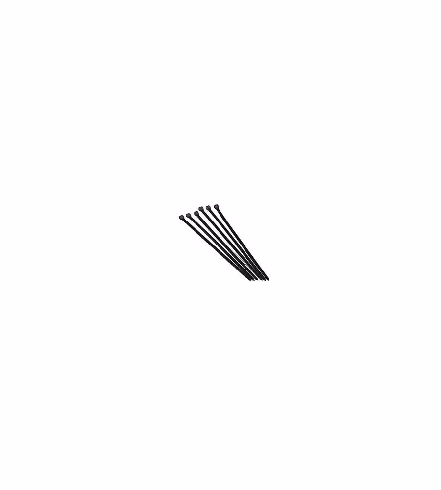 Fascette di cablaggio nere 4,8 x 290 - 100 pz.