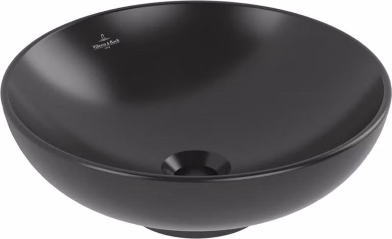 V&B V&B lavabo da appoggio Loop& Friends d 42 cm, w troppopieno, P bla C+, senza foro per rubinetto panca