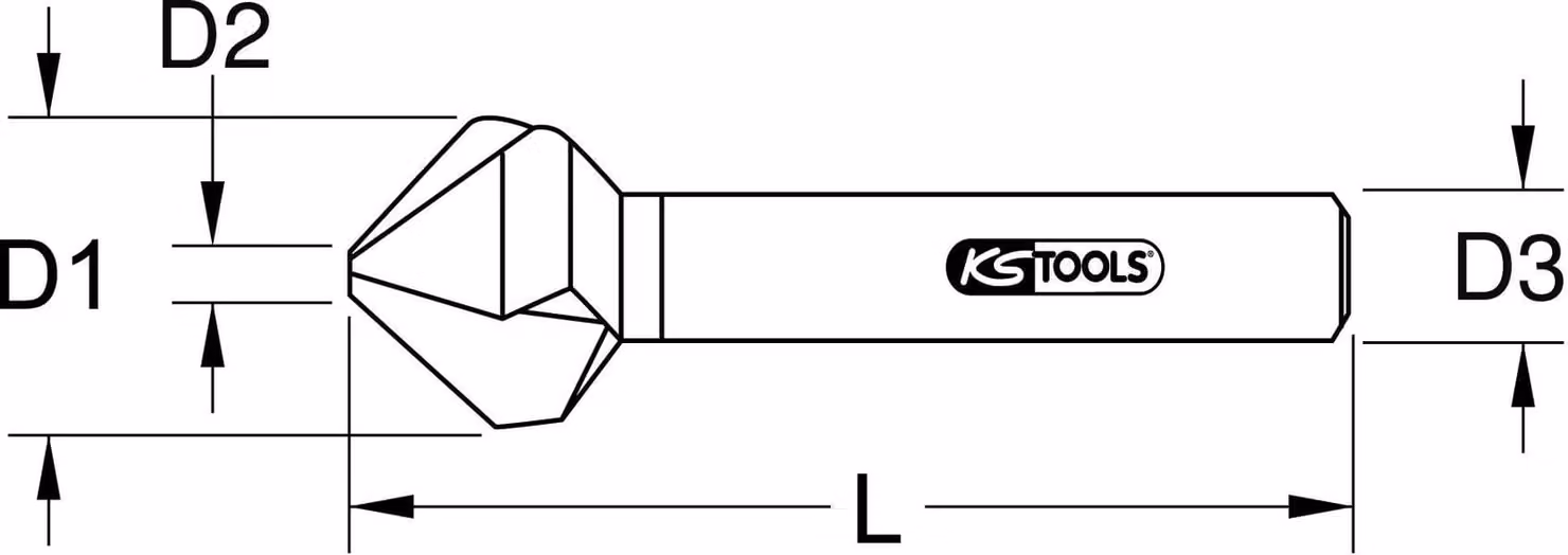 KS Tools 336.0175 punta per trapano 1 pz