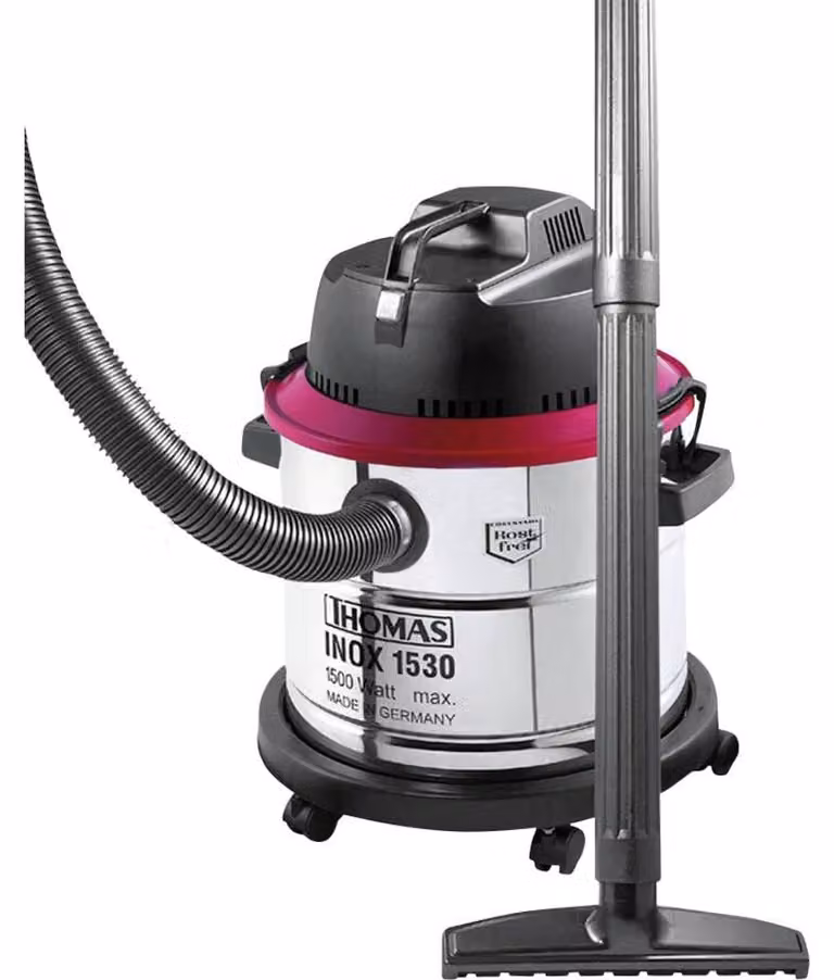 Aspirapolvere per caldaie, aspiraliquidi e aspiratutto - Capacità: 30 litri - Potenza: 1500 W - Acciaio inossidabile