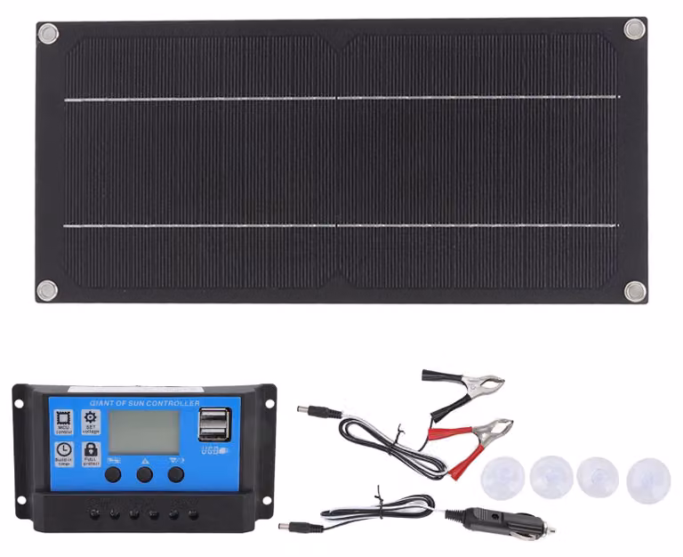 Kit di pannelli solari da 600W, 18V, 100A, portatile, monocristallino