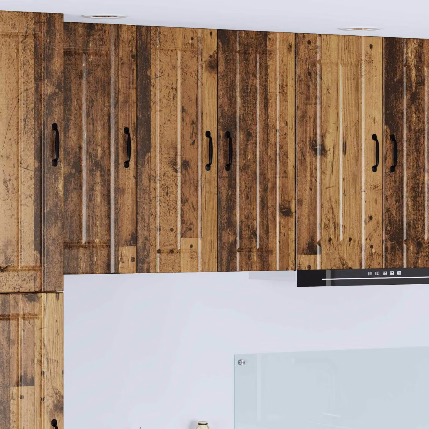 Armadietto a muro da cucina vidaXL LUCCA in legno marrone L/P/H: 30 x 31 x 80 cm