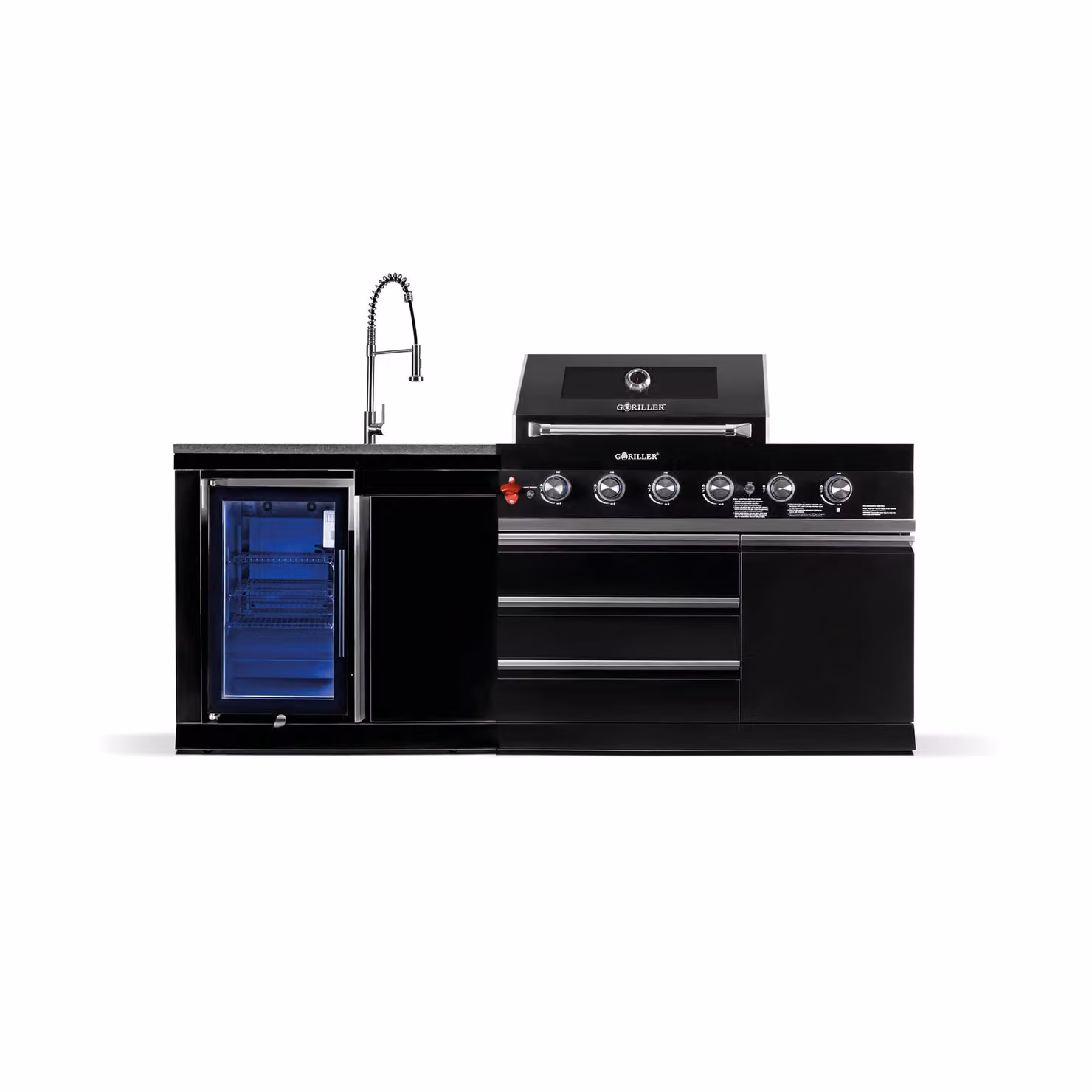 GORILLER BLACKBACK S6 cucina all'aperto  gasgrill
