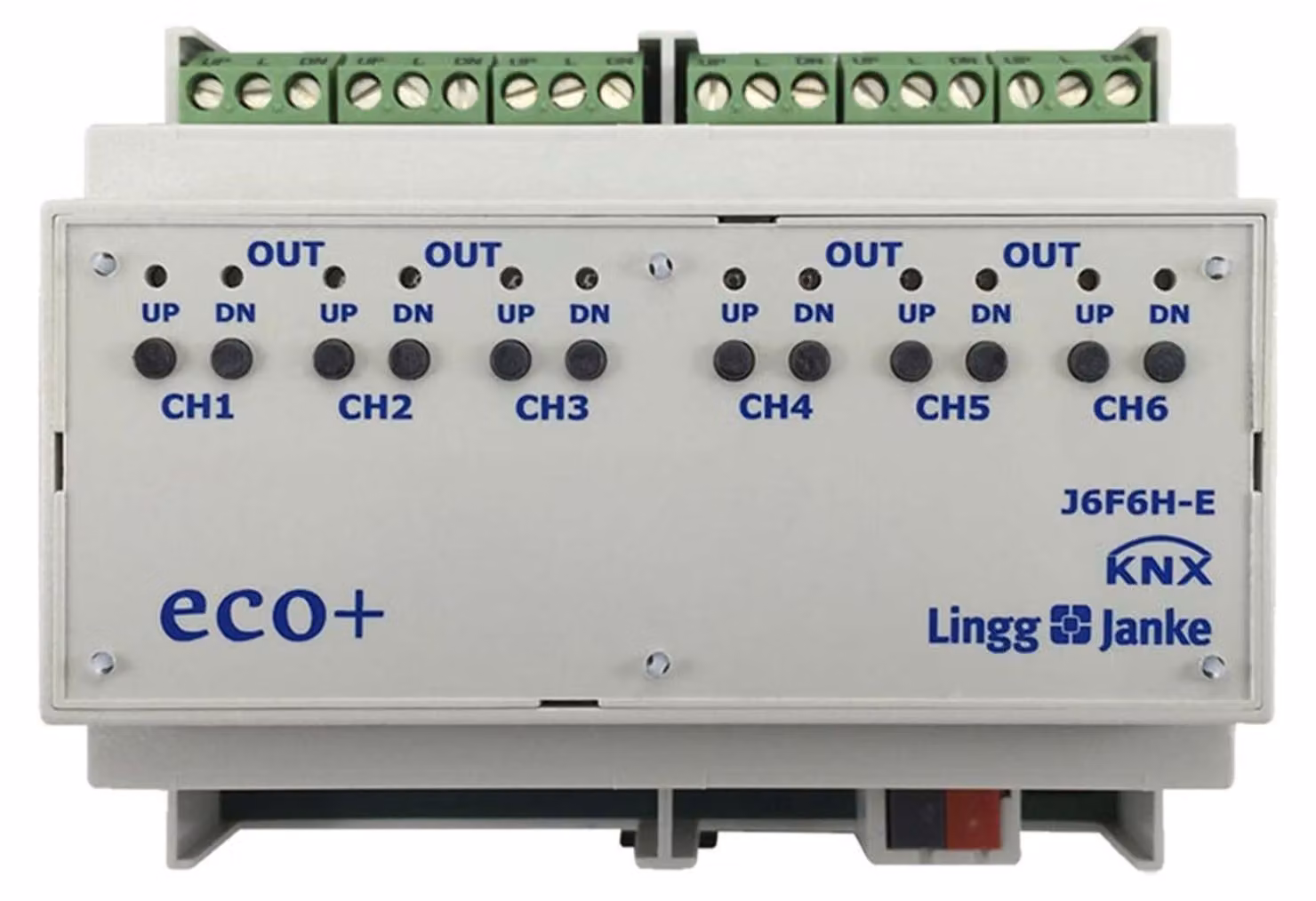 Lingg & Janke LINJ 79438/79438SEC Attuatore per veneziane/tapparelle KNX Secure 6f 10A manuale