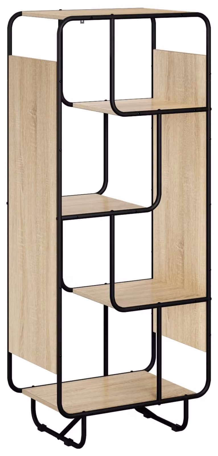Mobile contenitore Sonoma in legno impiallacciato, dimensioni 60 x 37,5 x 144 cm