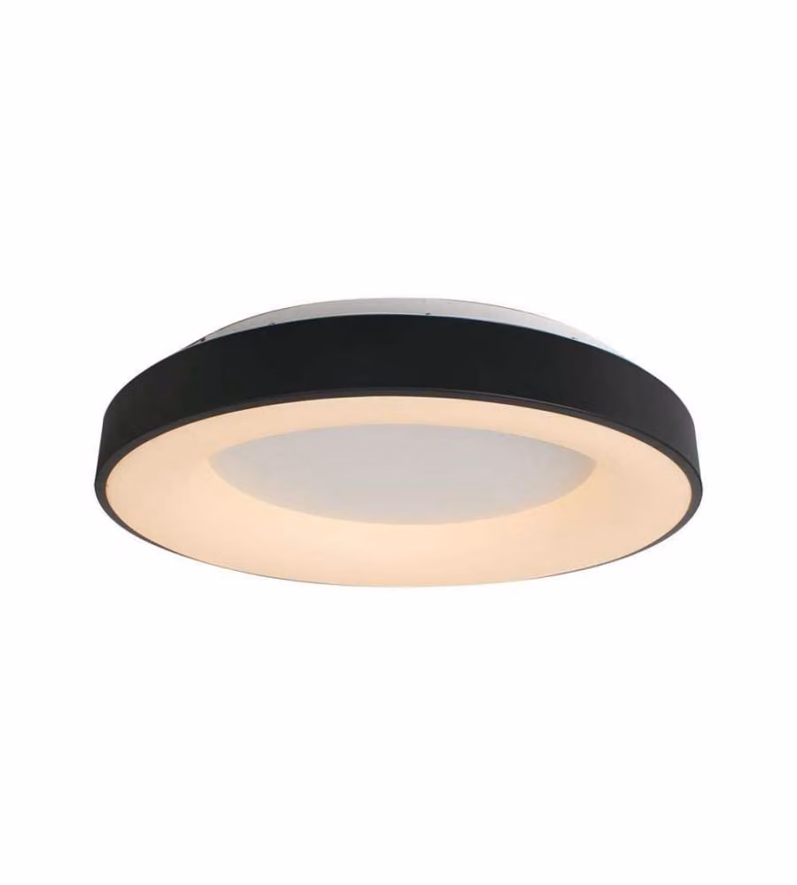 Lampadario LED V-TAC da Plafone Nero Dimmerabile TRIAC 49W 3000K L: 60 cm, H: 10,5 cm