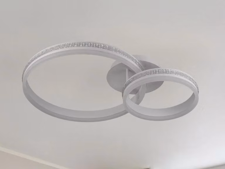 Lampada a soffitto a LED con telecomando, 110W - J3355/W