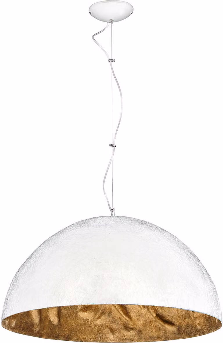 Lampada a sospensione SIMI in metallo bianco oro rotonda E27 design moderno tavolo da pranzo lampada per sala da pranzo lampada a sospensione per soggiorno
