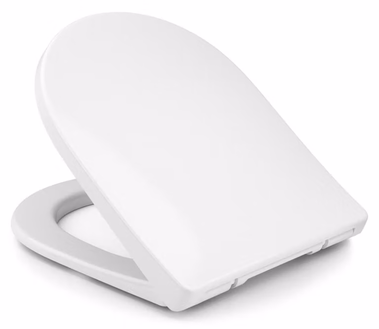 VIGOUR V3 DERBY: sedile WC compatto a ingombro ridotto, con chiusura ammortizzata e smontabile, bianco