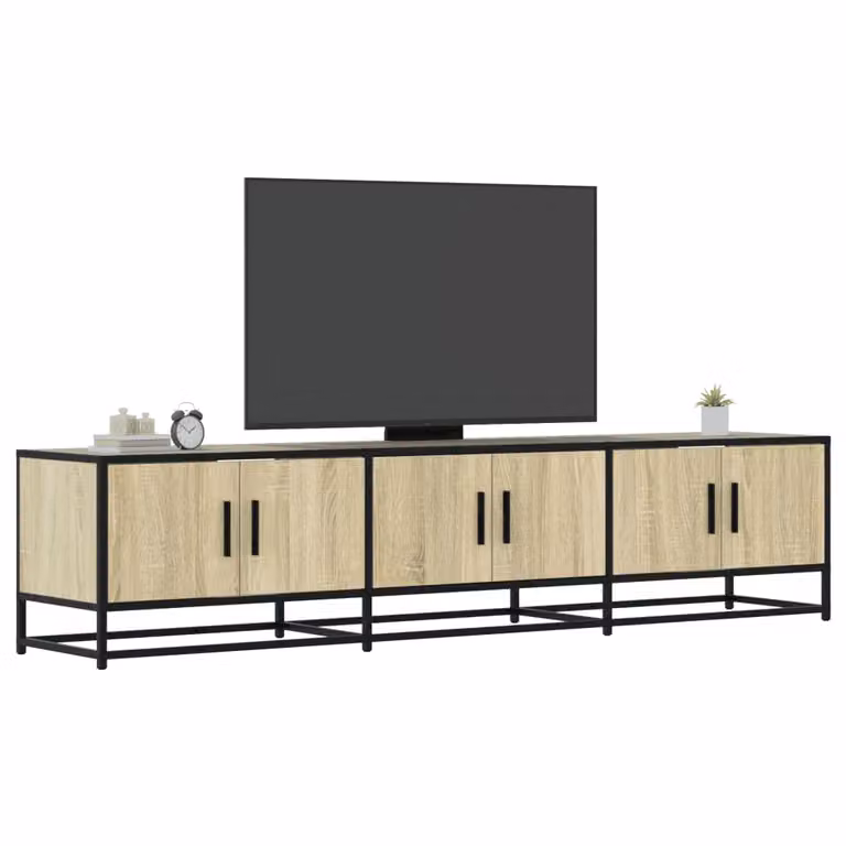 vidaXL Mobile Porta TV in Stile Industrial, Colore Marrone, L/P/H: 180 x 35 x 41 cm