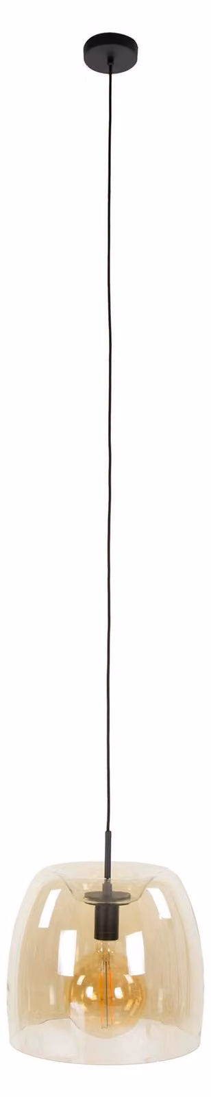 Lampada da soffitto FURNLUX Drift Nero e Oro 35 cm / Colore principale: Oro / Dimensioni: 35 x 150 x 35 cm
