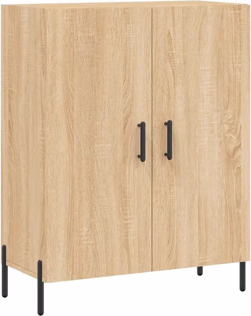 Buffet credenza cassettiera armadio mobile contenitore organizer cucina soggiorno rovere Sonoma 69,5 x 34 x 90 cm legno ingegnerizzato marrone 02_0031654