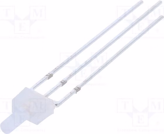 2 LED bicolor, 2 mm, 750÷1120 mcd, 330÷500 mcd, rosso/blu, angolo di emissione 90°, OSRBMA7K92B, diodo LED