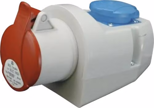 Presa a muro CSN 5x32A, rosso