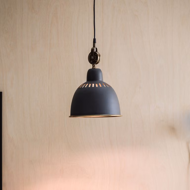PR Home Lampada a sospensione Cleveland, dimmerabile, Alluminio / Grigio / Zincato, Soggiorno / Sala da pranzo, Metallo, Industriale, Lampada a sospensione