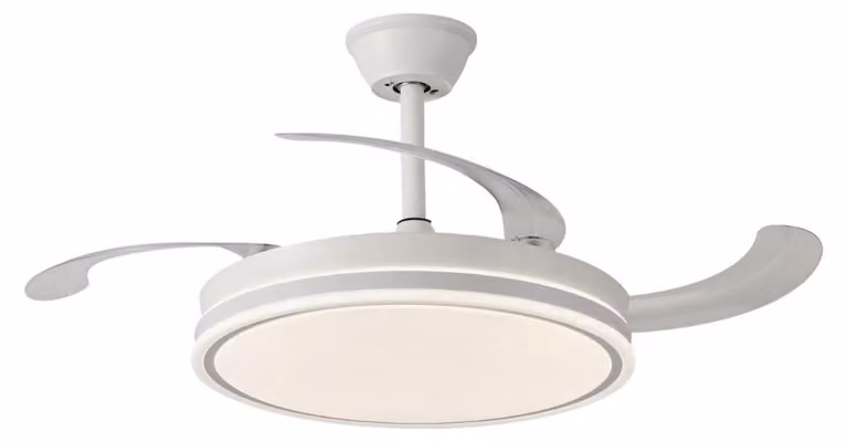 Lampada a soffitto con ventola - Lampada ventilatore a LED da 60W con telecomando, modello FLUARA 71364, marca Rabalux