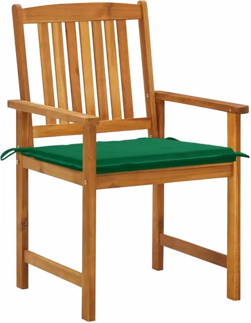 Sedie da Giardino con Cuscini 8 pz in Legno Massello di Acacia 3078171