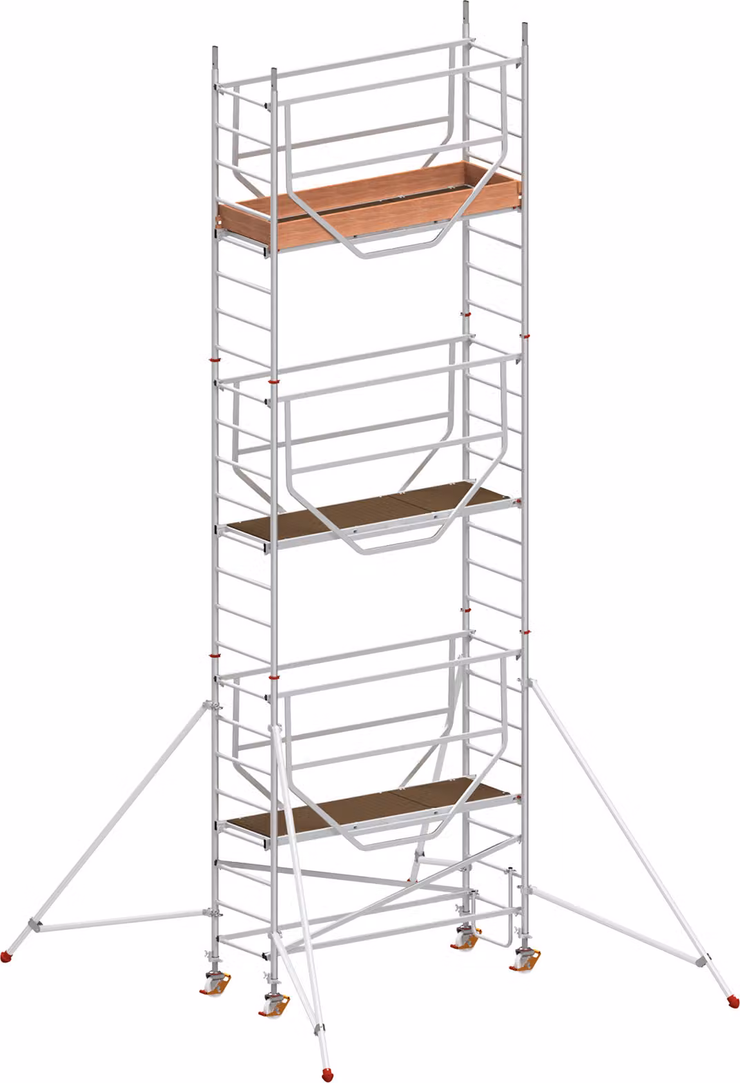 Ponteggio mobile Hymer ADVANCED SAFE-T Modulo 1+2+3 Lunghezza piattaforma 2,08 m