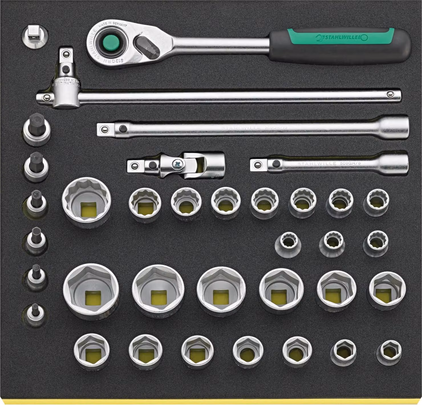 Assortimento di utensili Stahlwille n. TCS 50/52/30/6QR passo 2/3 36 pz.