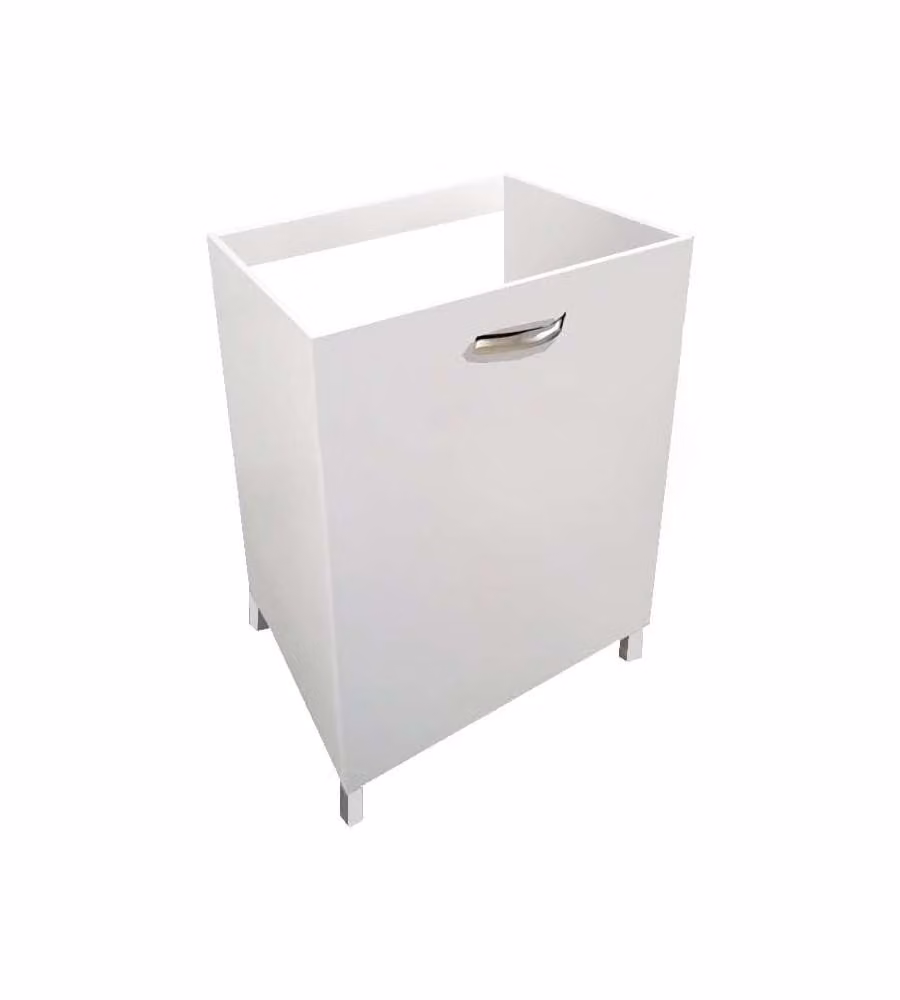 Mabel Mobile Sottolavello 60 cm Bianco 1 Anta Cucina Salvaspazio