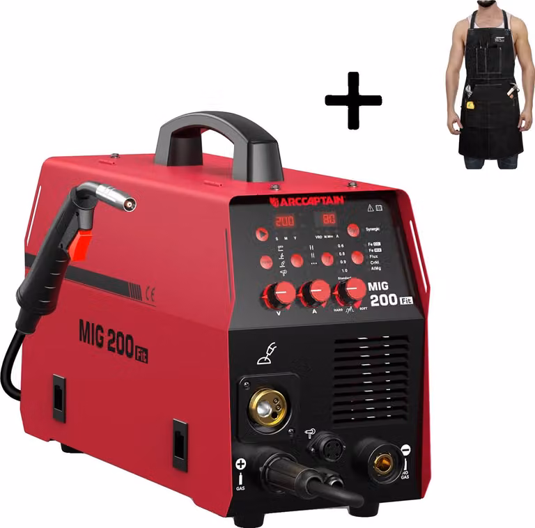 Saldatrice, funzionalità 6 in 1, uscita 200 ampere, E