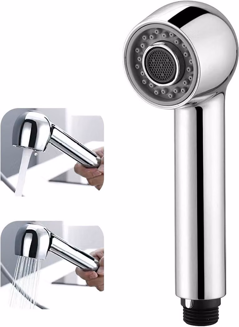 Rubinetto per lavello da cucina con 2 tipi di getto e aeratore a risparmio idrico – Sostituzione del rubinetto, realizzato con materiali resistenti