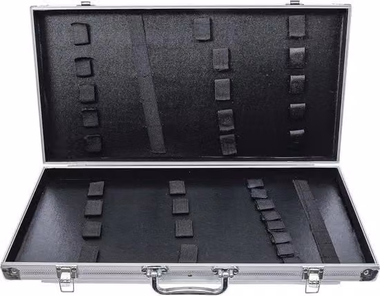Cassetto di stoccaggio in alluminio BGS 30009 colore argento e nero