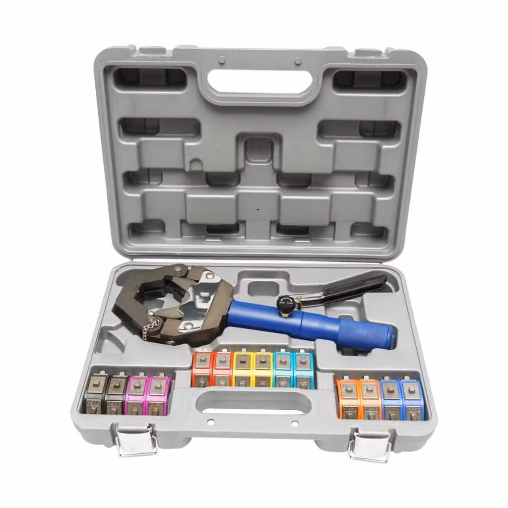 Crimpatrice Idraulica Breckner Germany Kit Pinza e Pressa per Tubi Idraulici 80Kn Blu – 2
