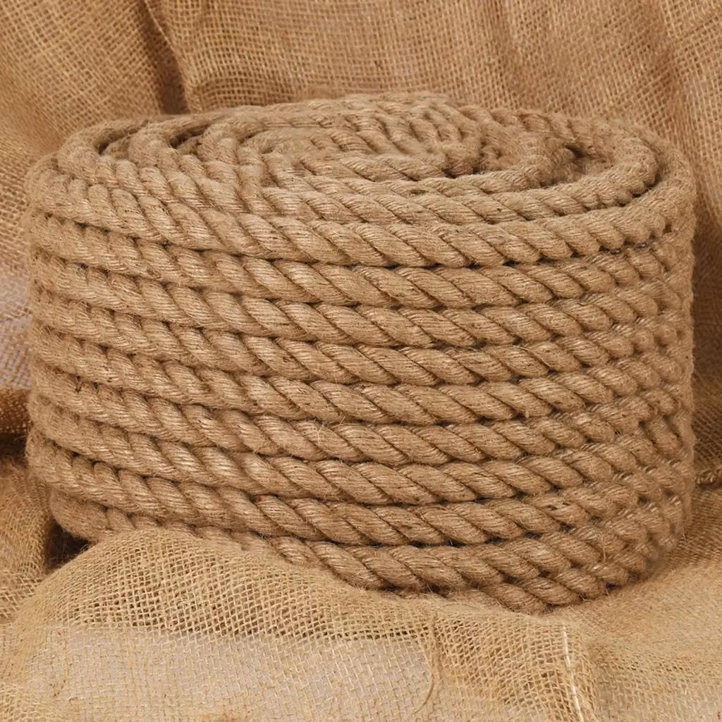 Corda in juta vidaXL beige lunga 25 m spessa 16 mm