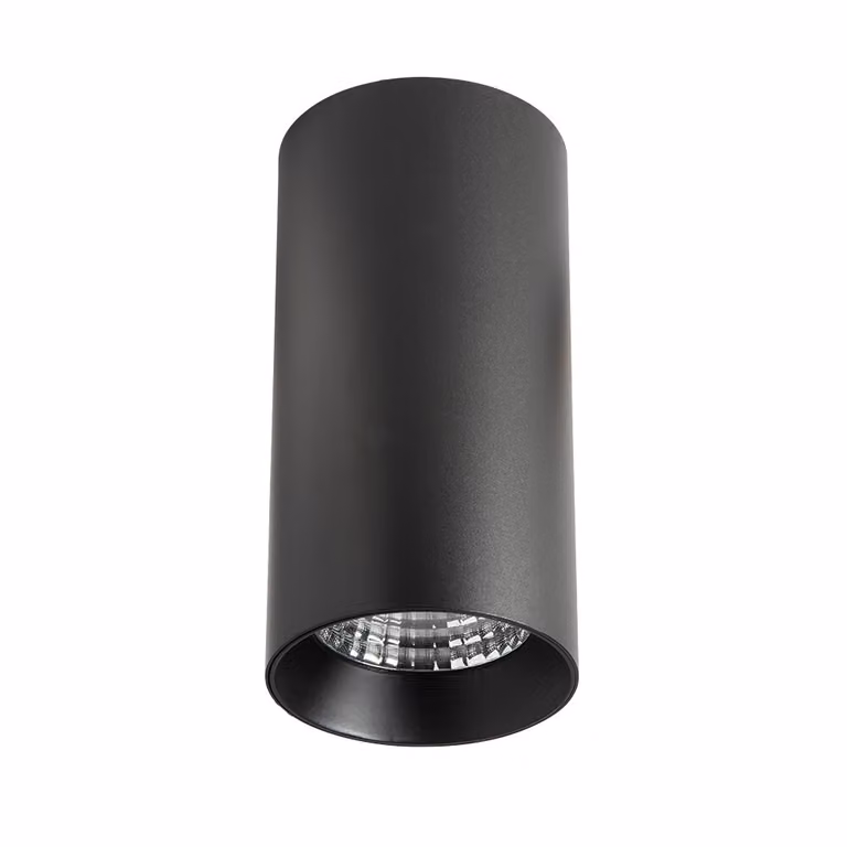 DOTLUX Luce LED SLIMvario Ø80x160mm 18W 3000K soffitto nero spot rotondo