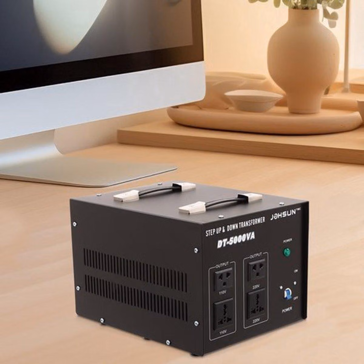 Trasformatore di isolamento - 4500W, inverter 5 KVA - da 110V a 220V - realizzato in ferro e rame - per elettrodomestici